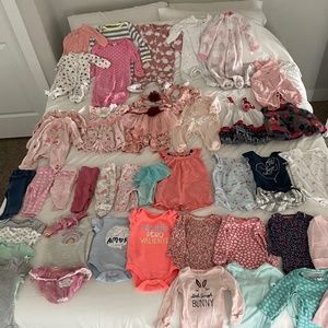 Baby girls 0-3 month clothes